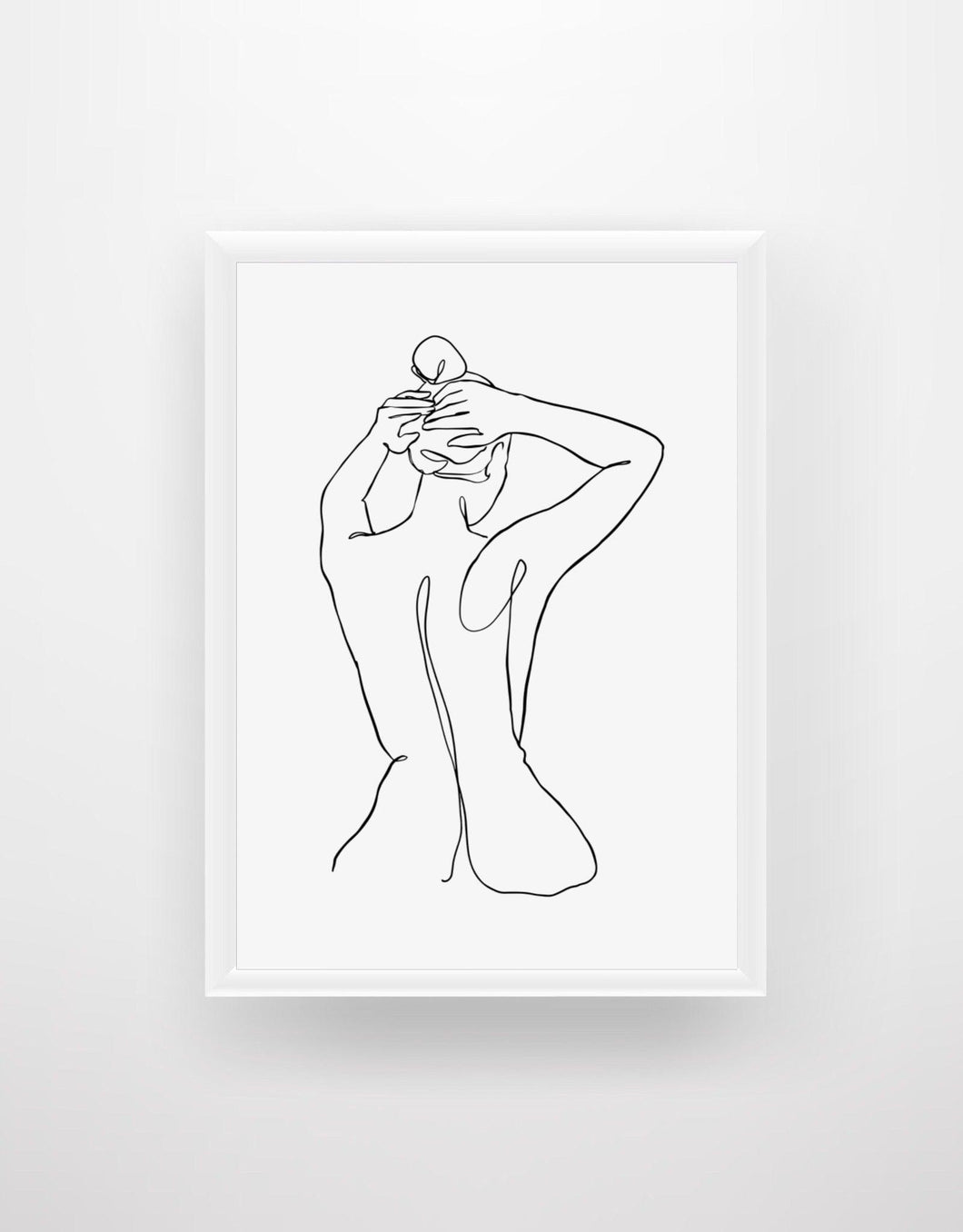 Curves 3 - Line Art Print - Chic Prints