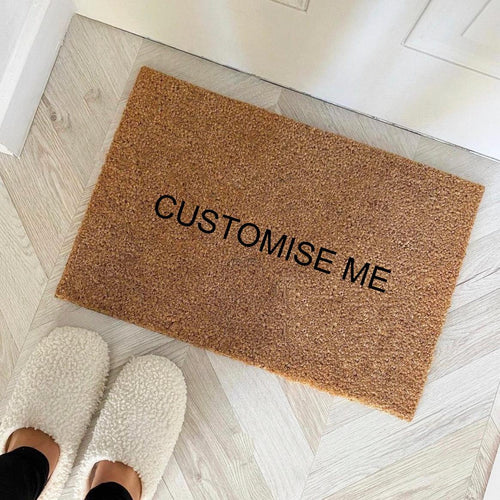 Custom/Personalised Coir Doormat (Please leave required surname in order notes) - Chic Prints