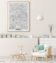 Load image into Gallery viewer, Berlin City Map Poster - Germany-Chic Prints
