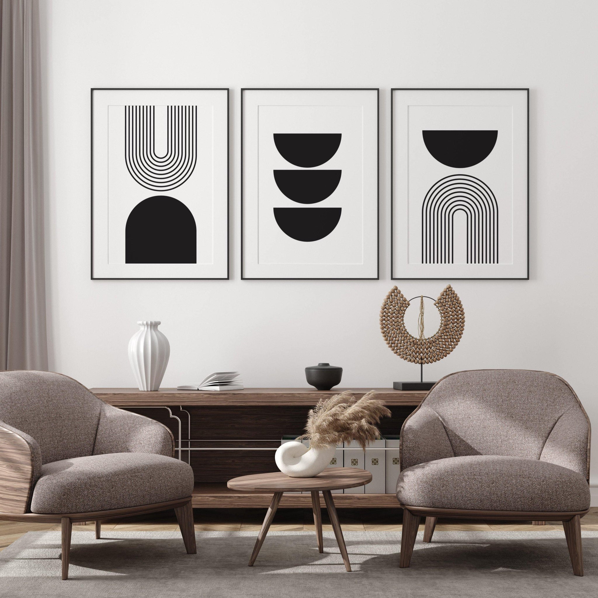 ‘Bold’ - Modern Art prints (Set of 3) – Chic Prints