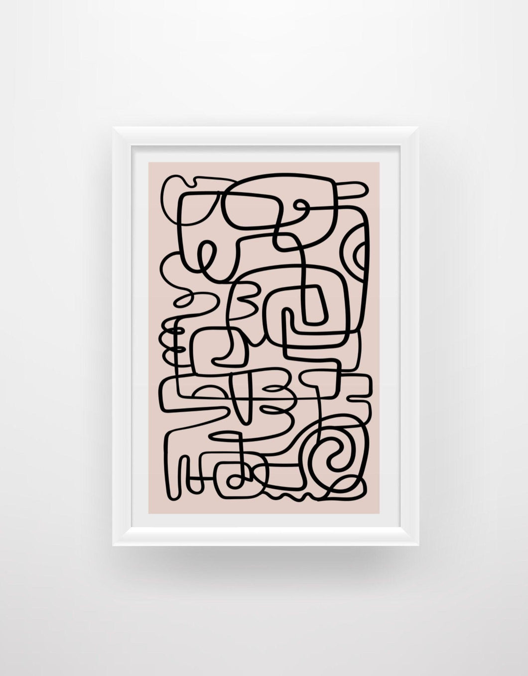 Contemporary Doodle - Abstract Print - Chic Prints