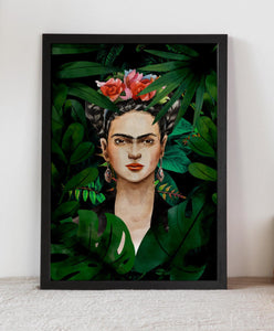 Frida Kahlo Portrait Print - Chic Prints