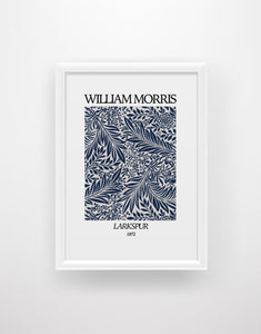 Larkspur - William Morris Print (1872) - Chic Prints