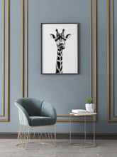 Load image into Gallery viewer, Monochrome Giraffe - Chic Prints
