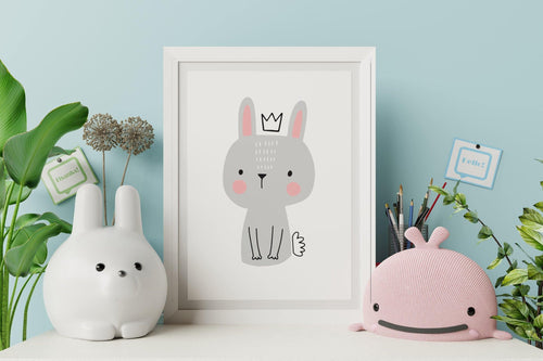 Mr Rabbit - Nursery print-Chic Prints