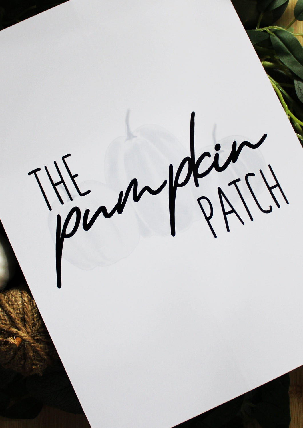 The Pumpkin Patch - Autumn Print - Chic Prints